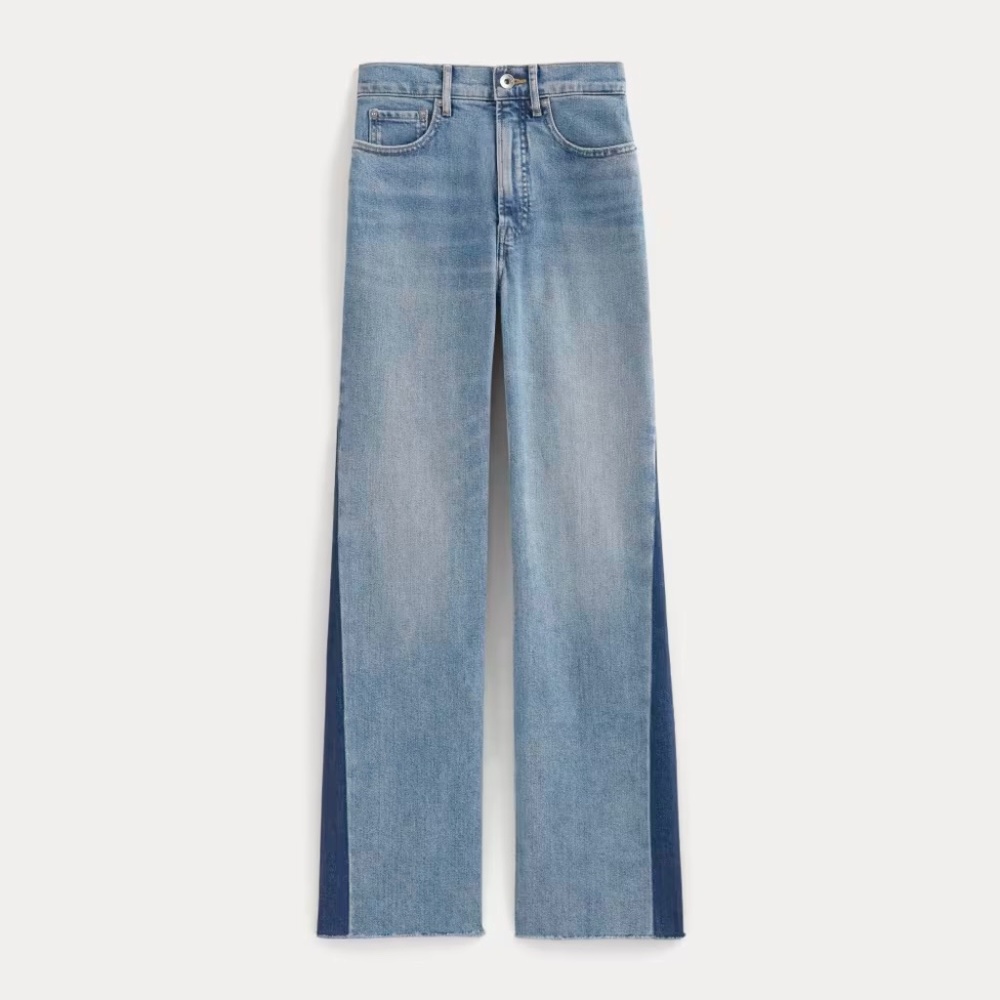 Everlane The Way-High® Sailor Jean In Size 28R dark blue line Brand New